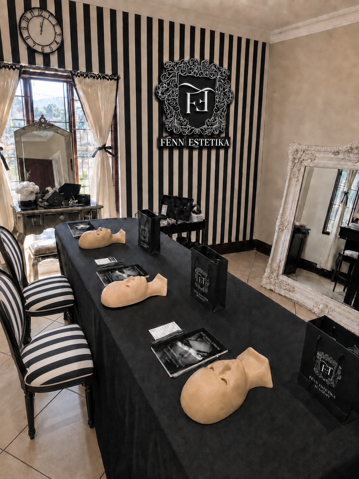 Fenn Estetika Academy lash training room in Montana Pretoria